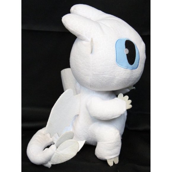 How to Train A Dragon 10'' Plush Hidden World Light Fury Squeeze & Growl Toy - Picture 5 of 8